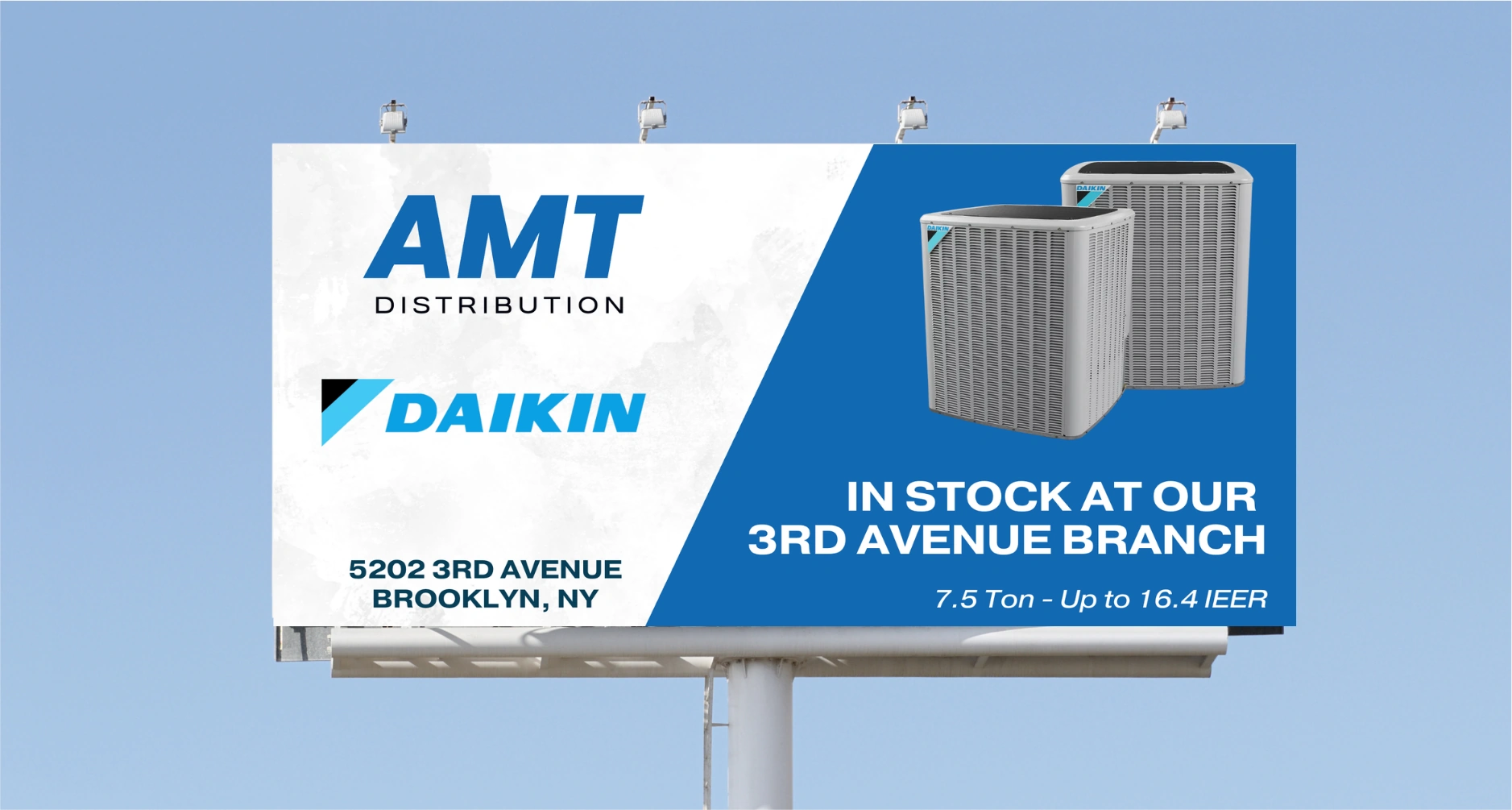 AMT Distribution branch billboard example