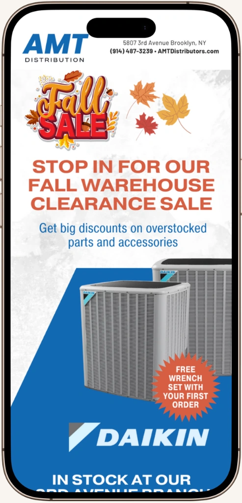 Seasonal Sale Email