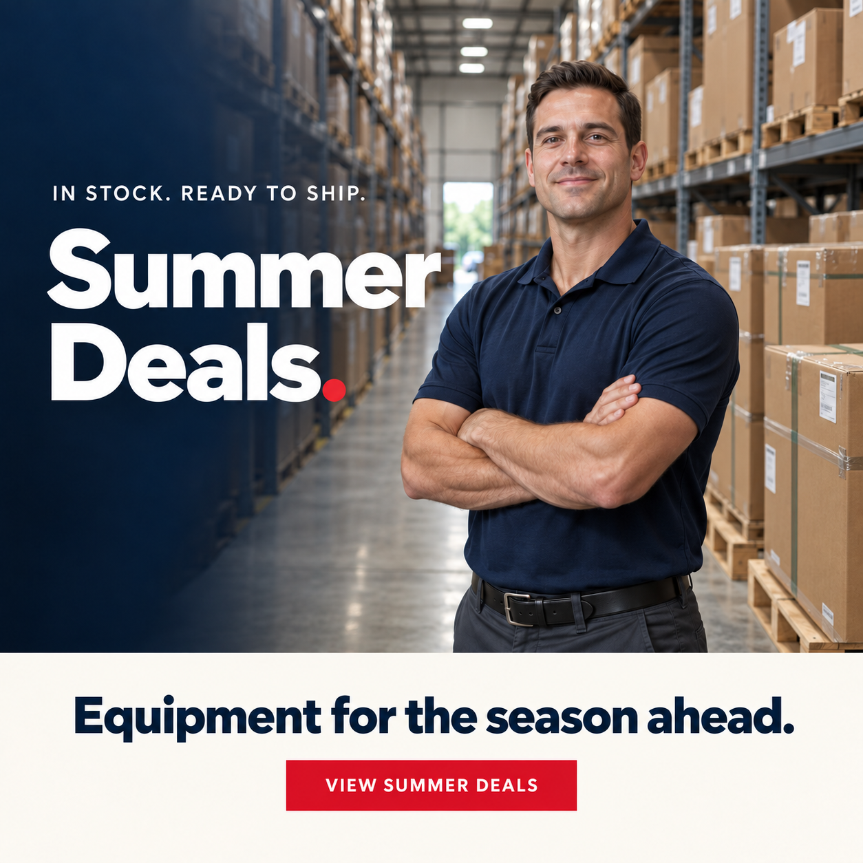 Summer Deals equipment promotion