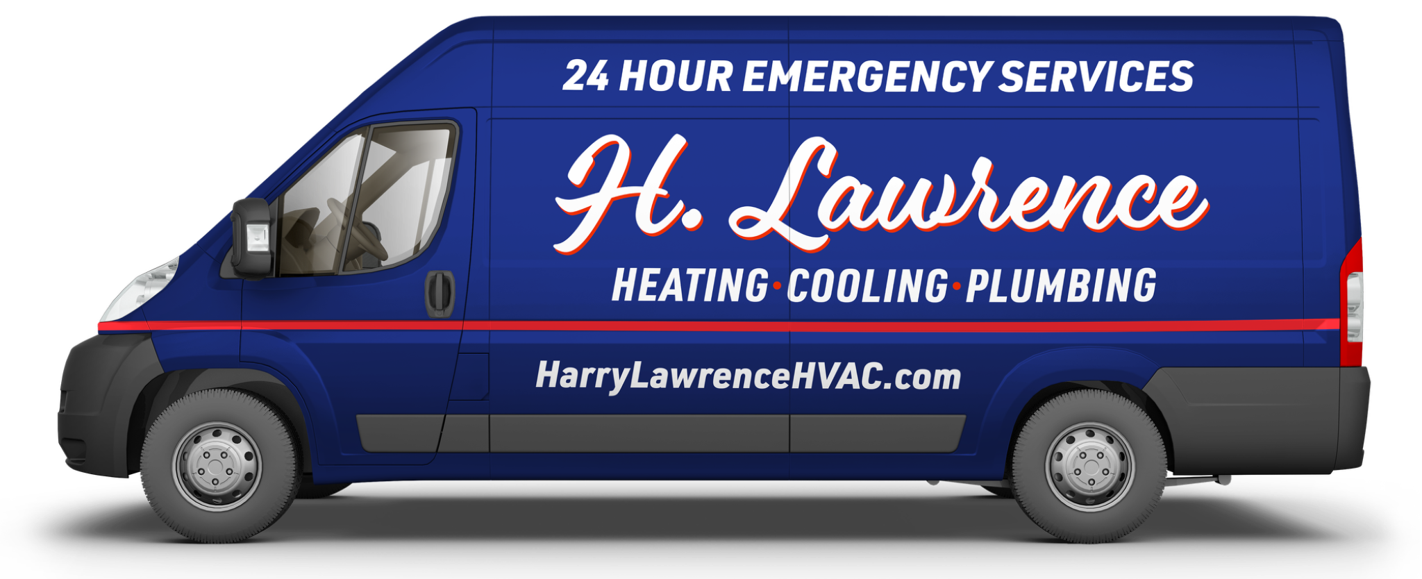 H. Lawrence branded service van