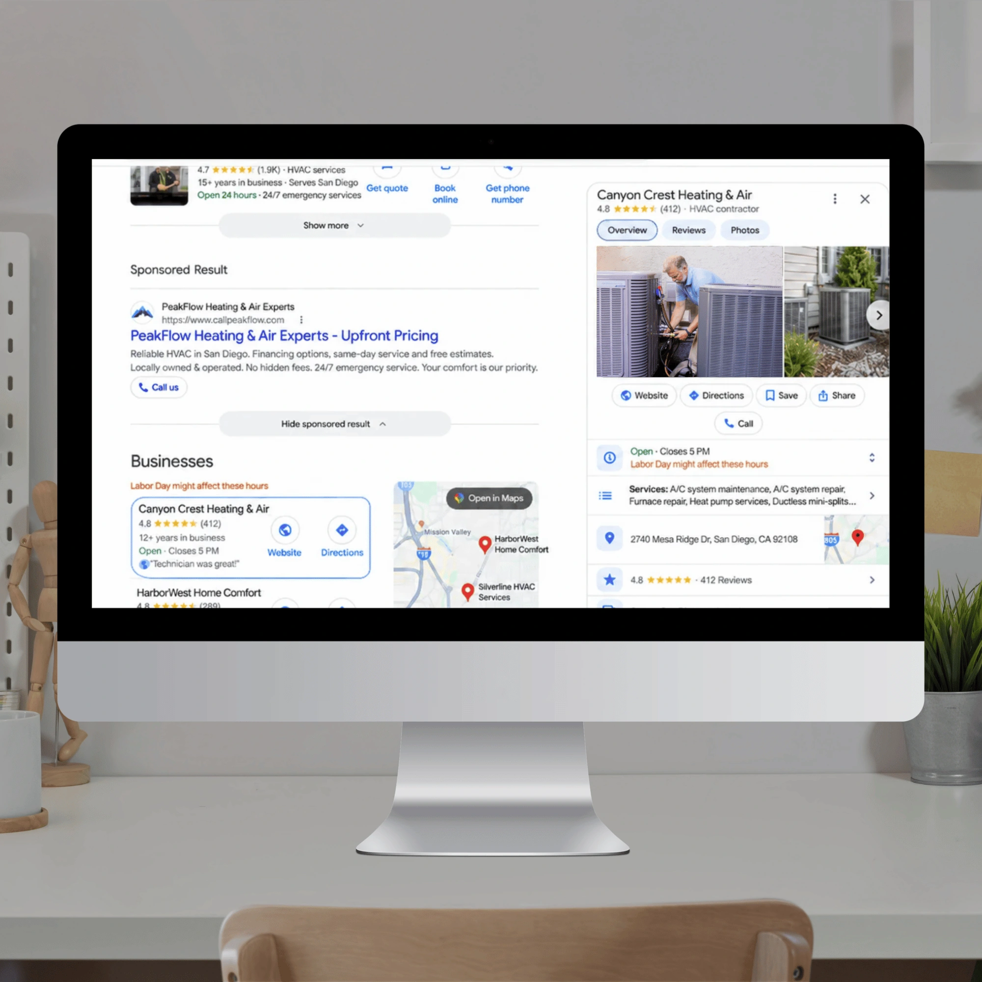 Google Business Profile Management example